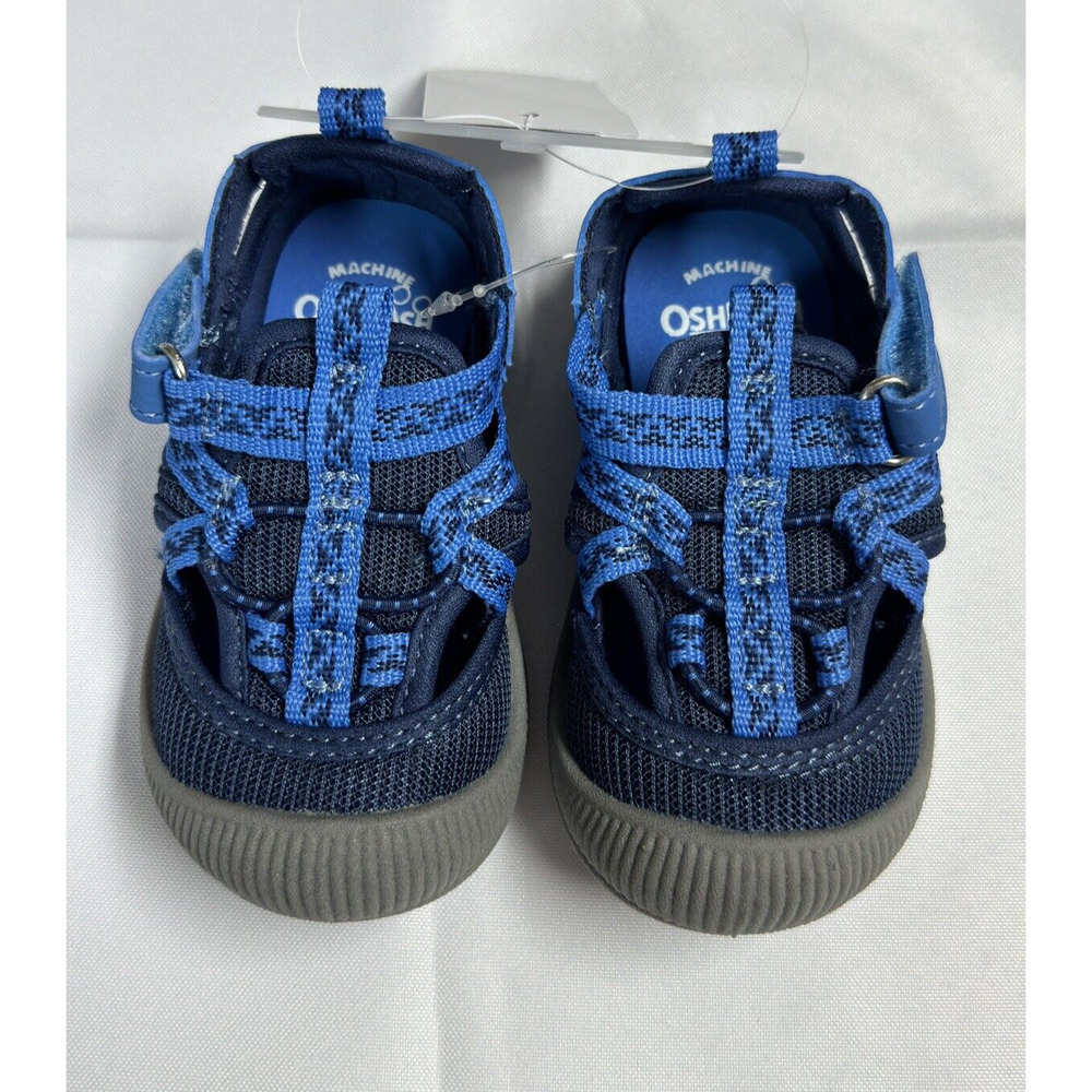 OshKosh Everplay Flexible Outsole Bump Toe Sandal Blue Toddler Size 5 - Picture 2 of 6